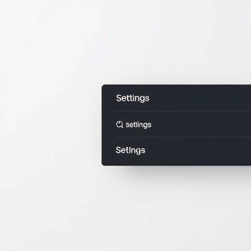 Example Icon: Represents a settings panel.