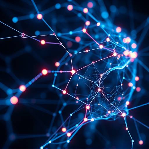 Machine learning model visual with neural network representation